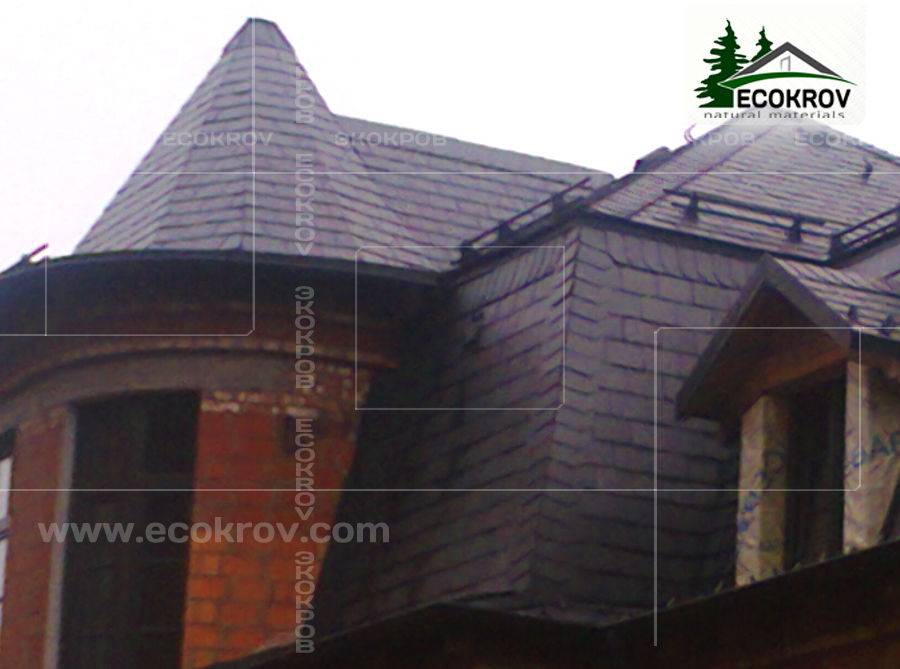 Сланцевая кровля и её монтаж
