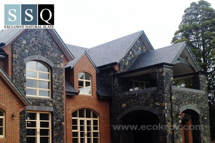 Элитная сланцевая кровля