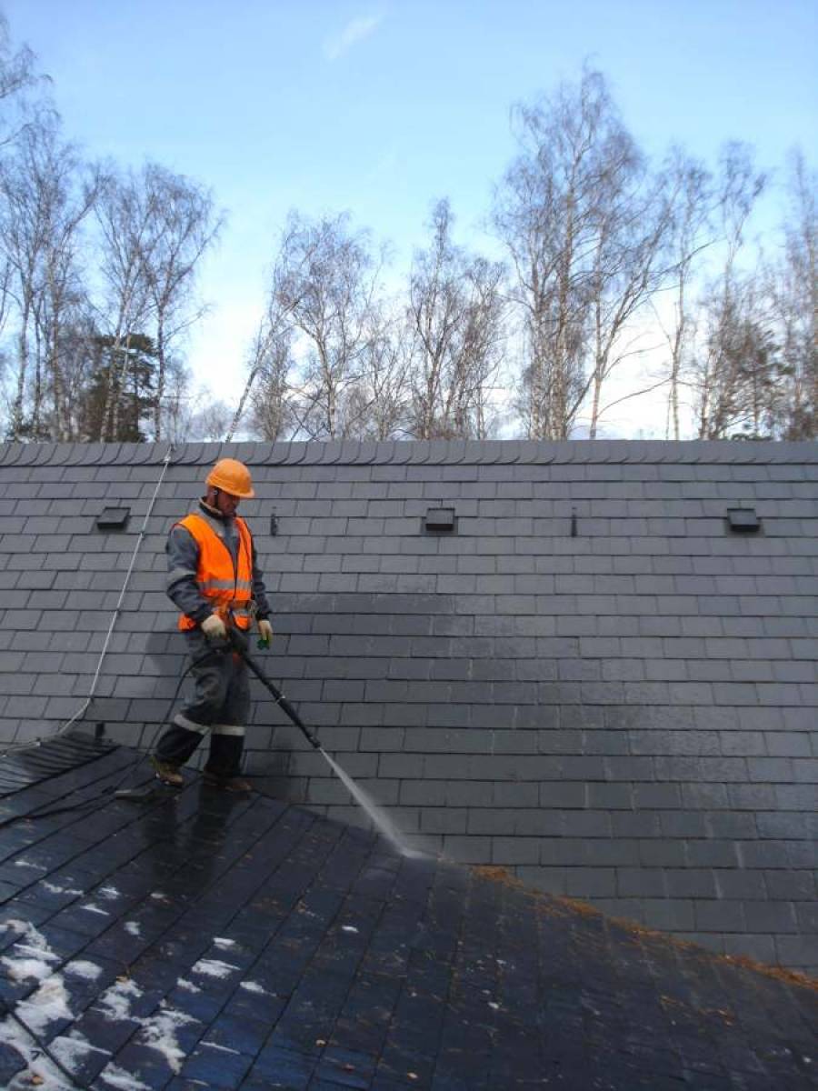 Руководство для мытья крыши под давлением