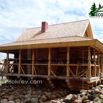Деревянная кровля. Княжье Озеро. 2007 год