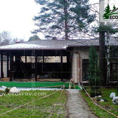 Деревянная кровля. Заречье. 2007 год