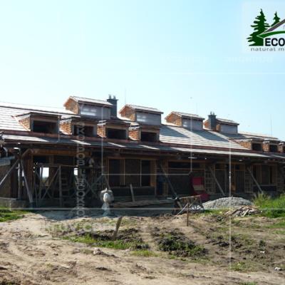 Кровля из лемеха. Тульская область. 2008 год