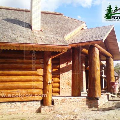 Деревянная кровля. Конаково. 2009 год