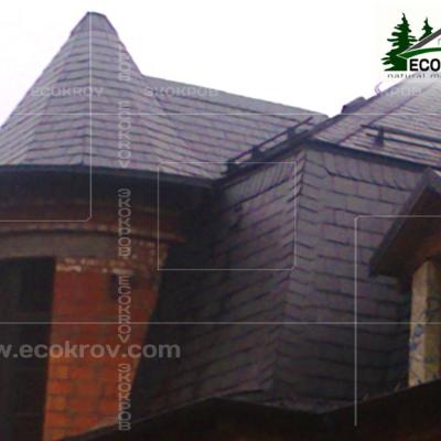 Сланцевая кровля. Лесной городок. 2010 год