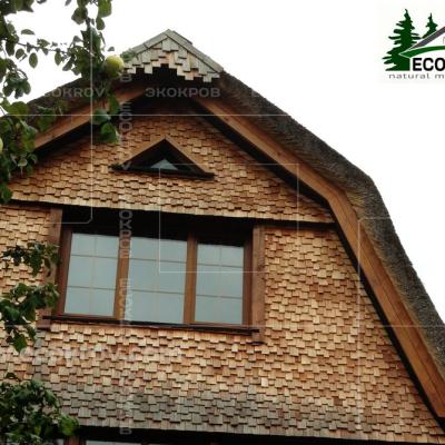 Фасад из дранки. Иваньково. 2011 год