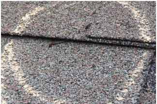 Повреждение сланцевой кровли